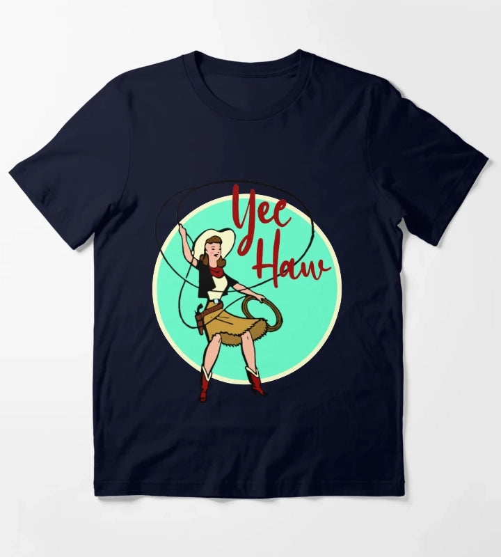 Classic Cowgirl T-Shirt Navy