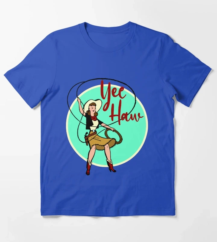 Classic Cowgirl T-Shirt Blue