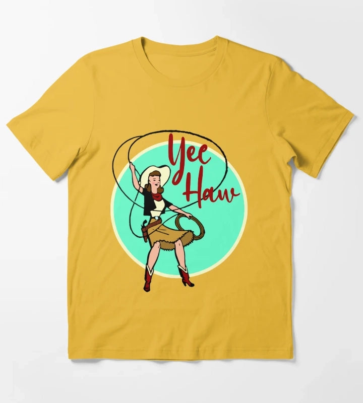 Classic Cowgirl T-Shirt Yellow