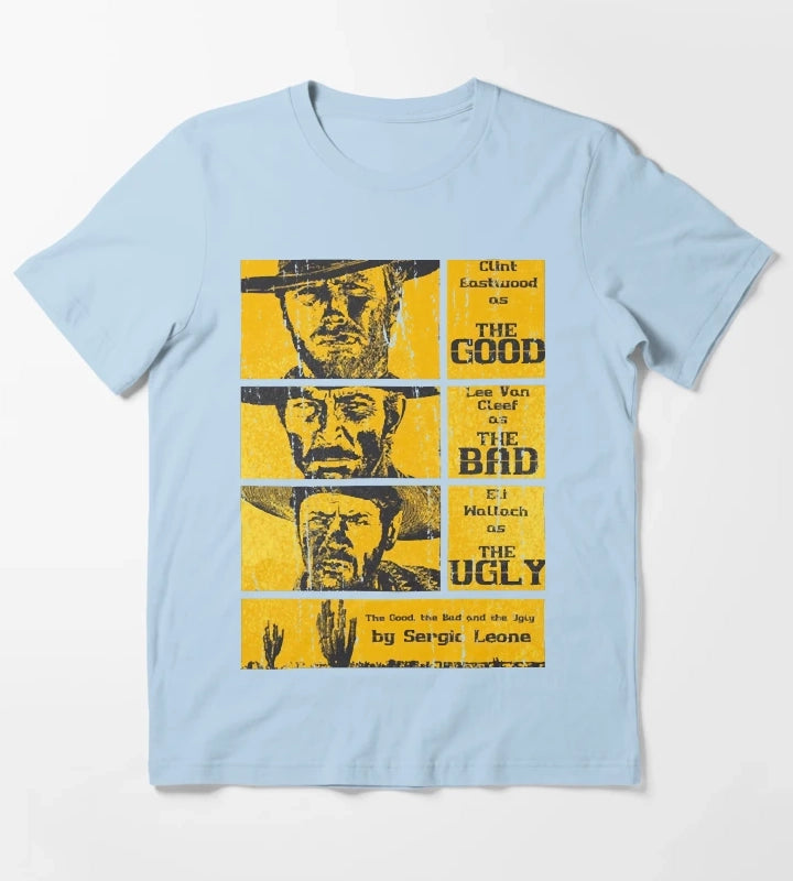 Classic film cowboy T-Shirt Sky Blue