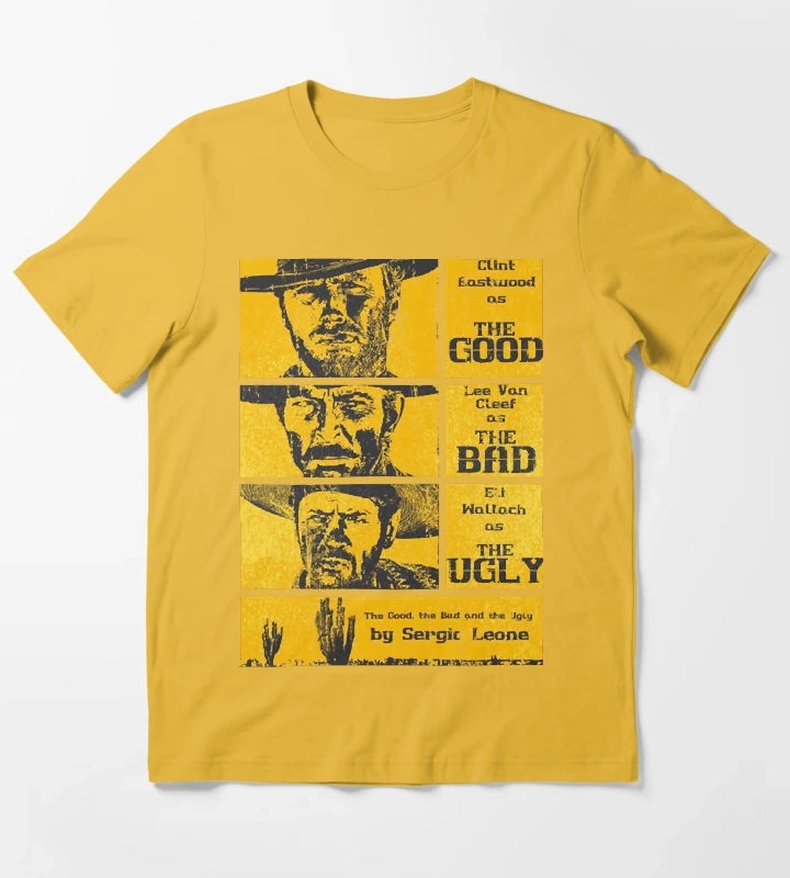 Classic film cowboy T-Shirt Yellow