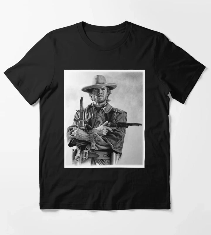 Clint Eastwood Josey Wales drawing T-Shirt