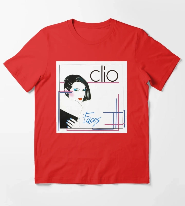 Clio Faces T-Shirt Red