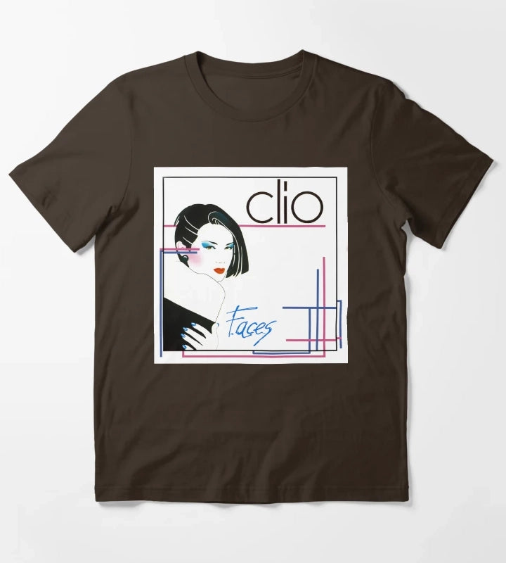 Clio Faces T-Shirt Brown