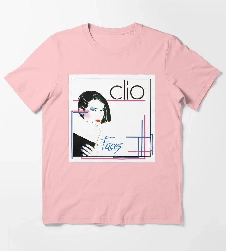 Clio Faces T-Shirt Dark Grey