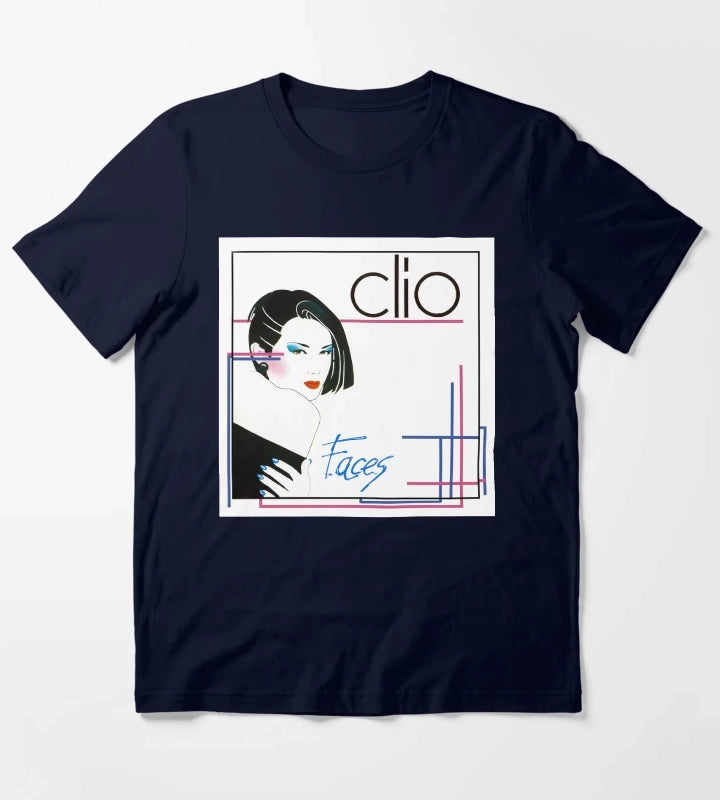 Clio Faces T-Shirt Navy