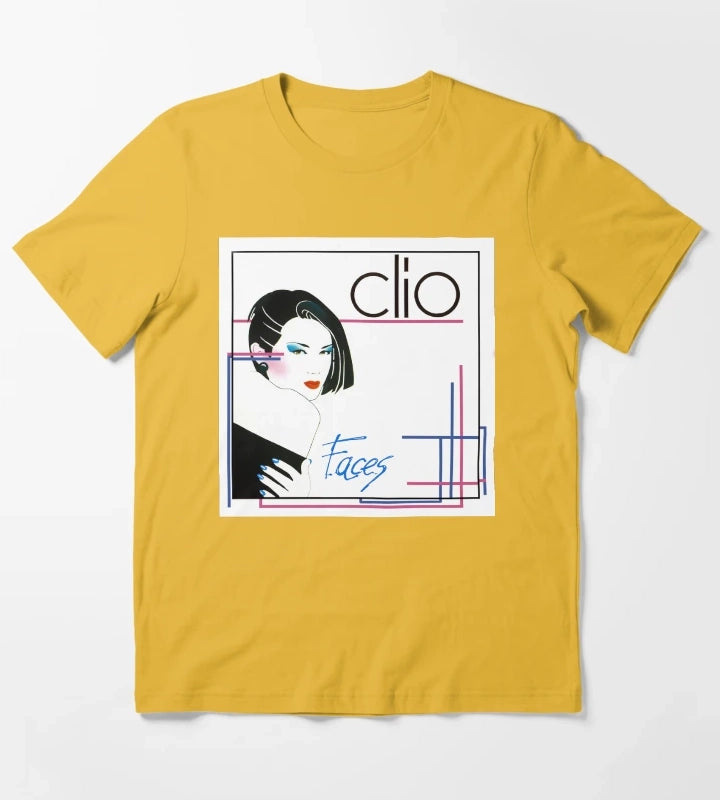 Clio Faces T-Shirt Yellow