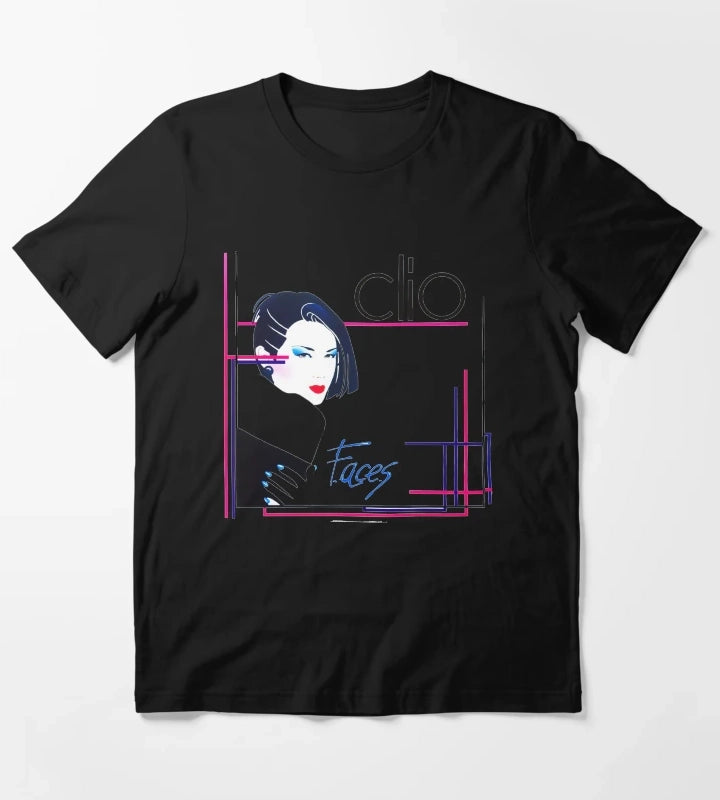 Clio faces 80s italo disco underground T-Shirt