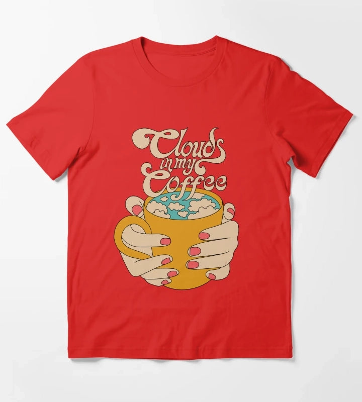 Clouds in my coffee T-Shirt Red