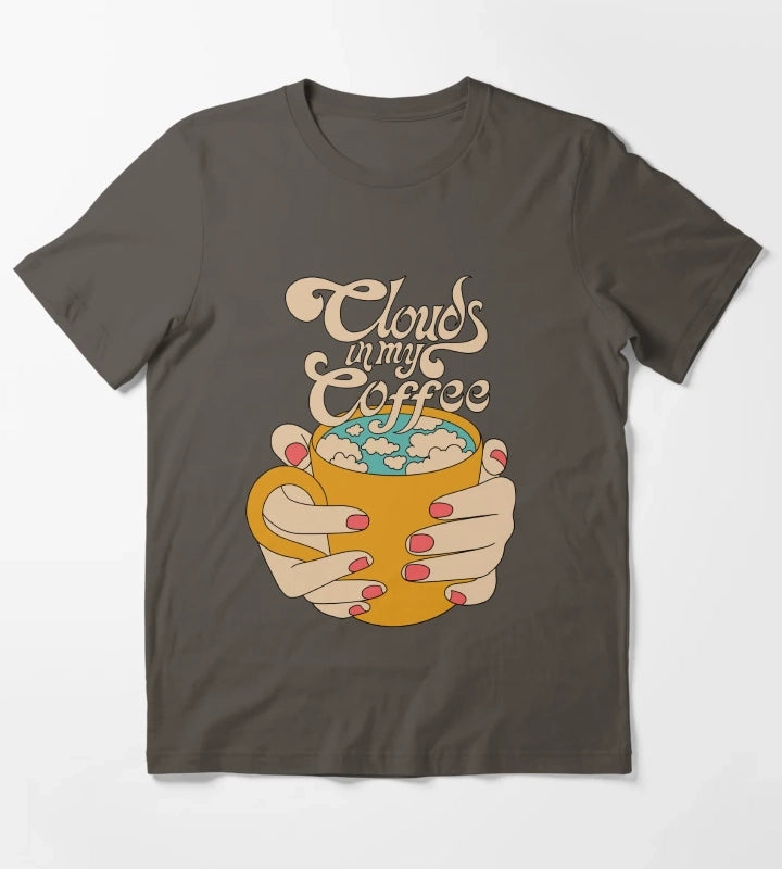 Clouds in my coffee T-Shirt Dark Grey