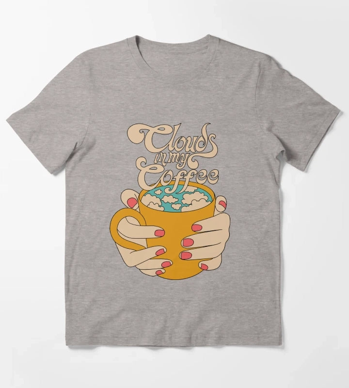 Clouds in my coffee T-Shirt Heather Grey