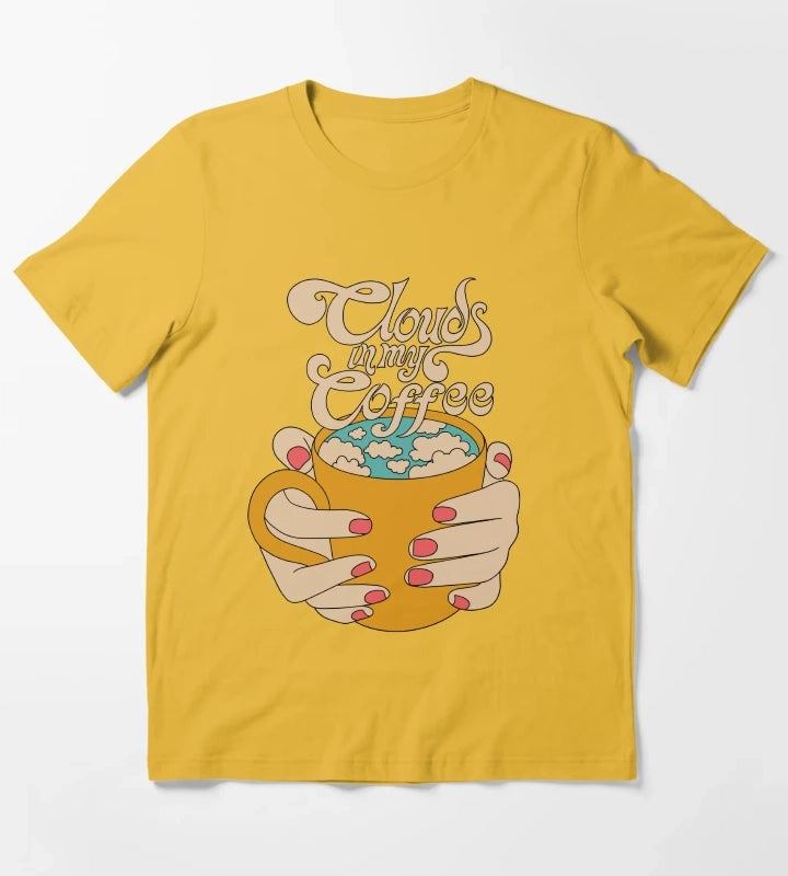 Clouds in my coffee T-Shirt Yellow