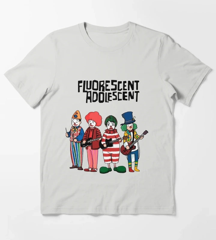 Clowns Fluorescent Adolescent Arctic Monkeys Essential T-Shirt Light Grey