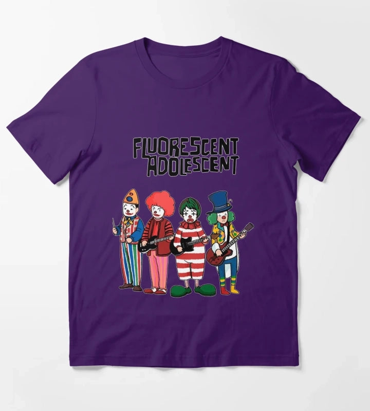 Clowns Fluorescent Adolescent Arctic Monkeys Essential T-Shirt Purple