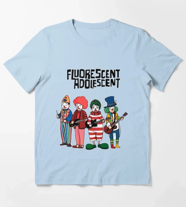Clowns Fluorescent Adolescent Arctic Monkeys Essential T-Shirt Sky Blue