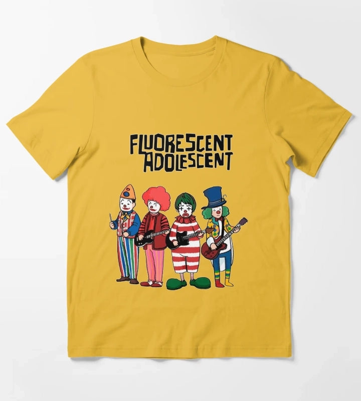 Clowns Fluorescent Adolescent Arctic Monkeys Essential T-Shirt Yellow