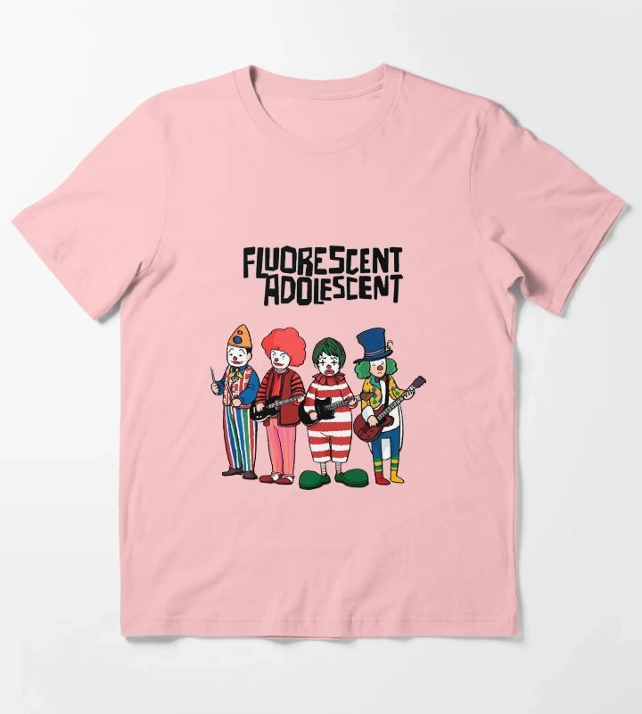 Clowns Fluorescent Adolescent Arctic Monkeys Monkey T-Shirt Dark Grey