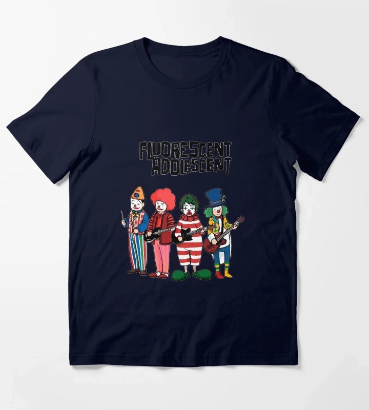 Clowns Fluorescent Adolescent Arctic Monkeys Monkey T-Shirt Navy