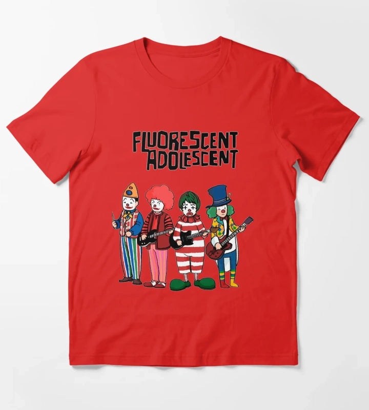 Clowns Fluorescent T-Shirt Red