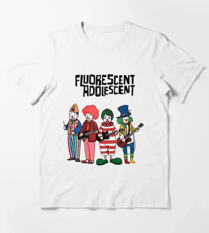 Clowns Fluorescent T-Shirt White