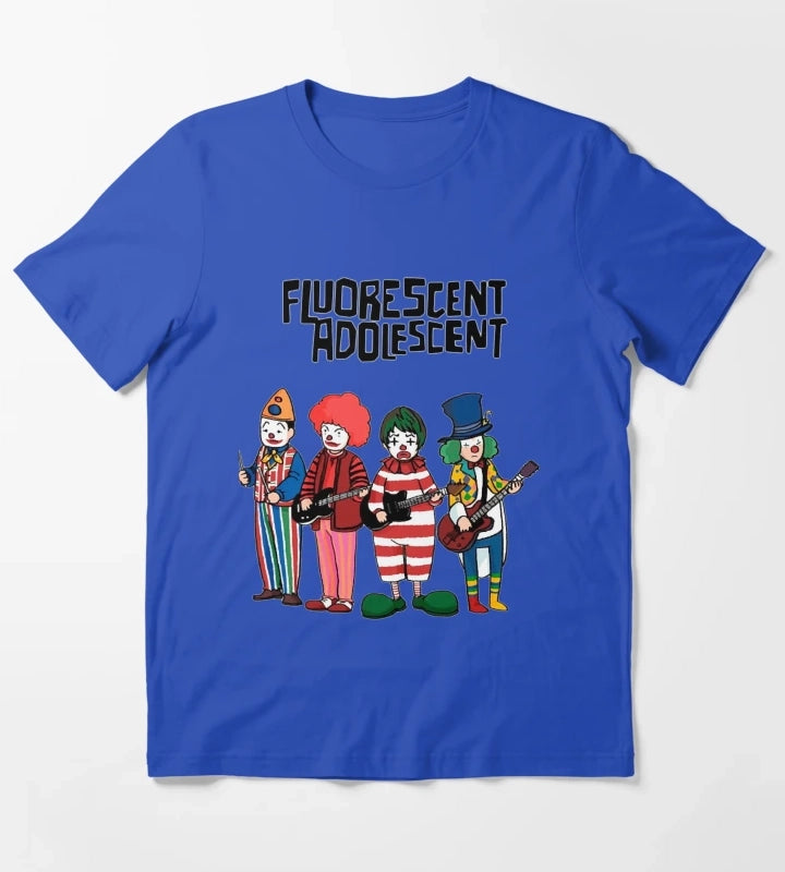 Clowns Fluorescent T-Shirt Blue