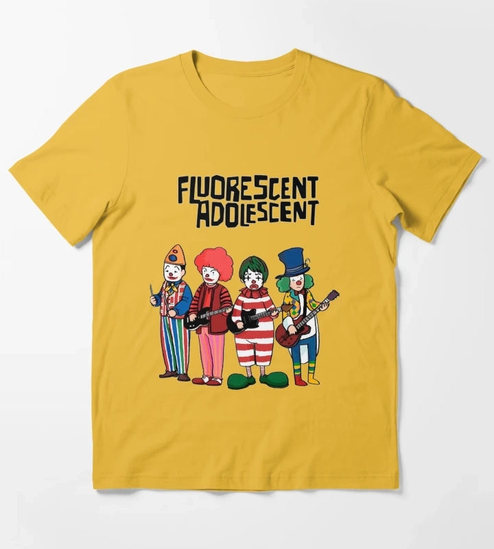 Clowns Fluorescent T-Shirt Yellow