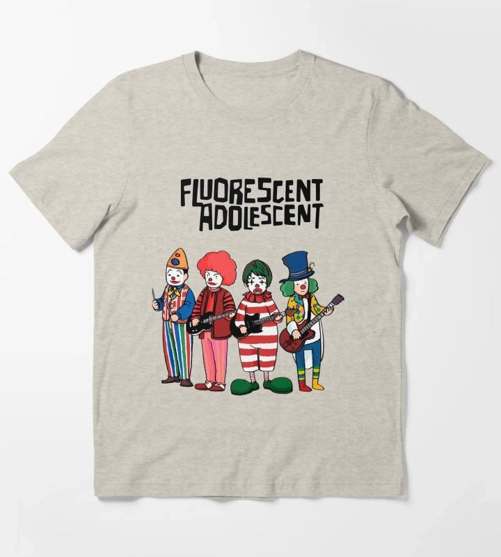 Clowns Fluorescent T-Shirt Cream