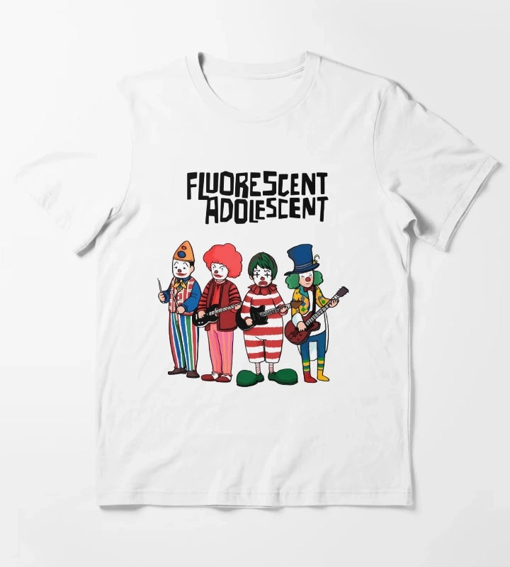 Clowns Fluorescents Adolescents Arctics Monkeys T-Shirt White