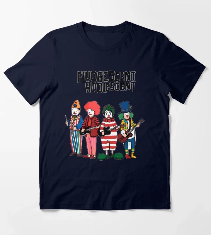 Clowns Fluorescents Adolescents Arctics Monkeys T-Shirt Navy