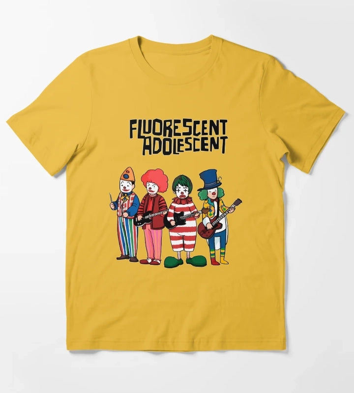 Clowns Fluorescents Adolescents Arctics Monkeys T-Shirt Yellow