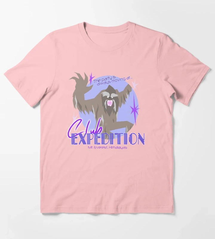 Club Expedition Disco Yeti T-Shirt Dark Grey