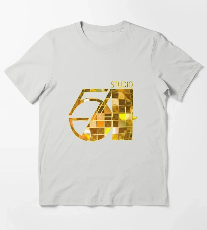 Club Nightlife 54 Disco 54 Music Party New York T-Shirt Light Grey