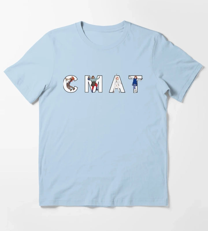 Cmat Dancing Cmat T-Shirt Sky Blue