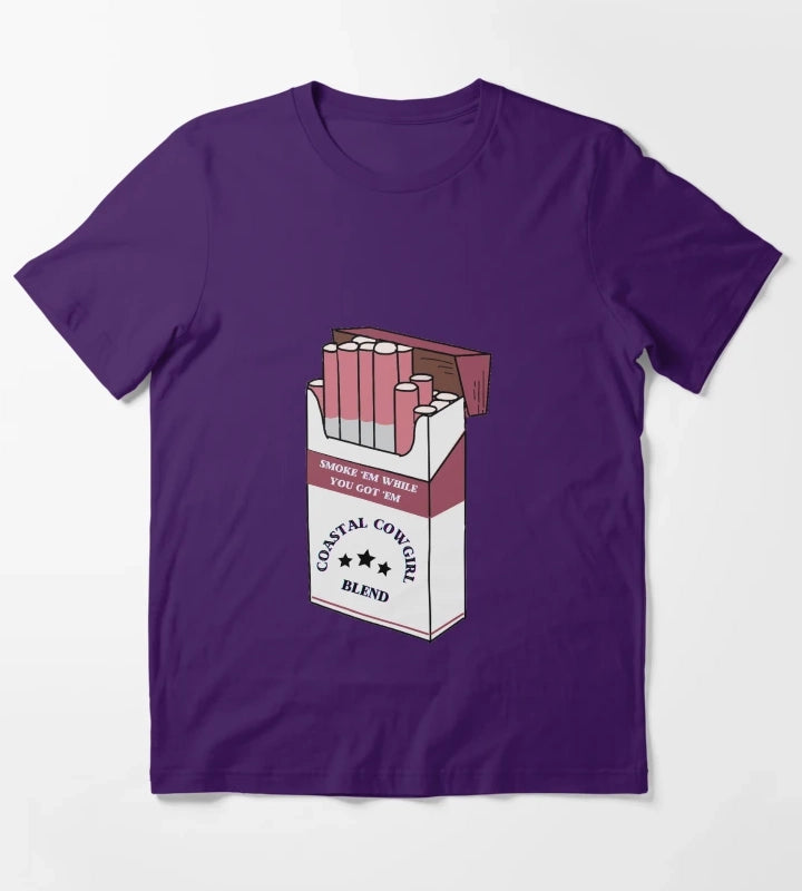 Coastal Cowgirl Smokes T-Shirt Purple