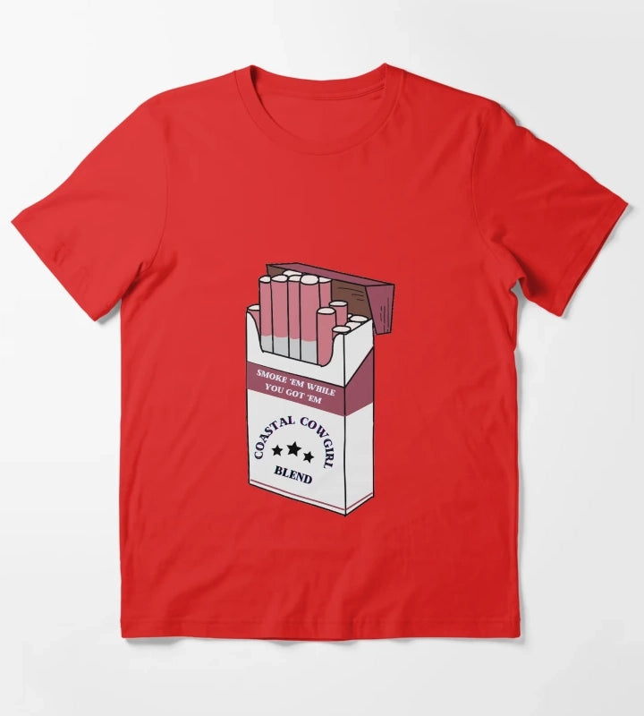 Coastal Cowgirl Smokes T-Shirt Red