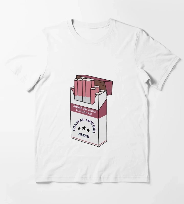 Coastal Cowgirl Smokes T-Shirt White