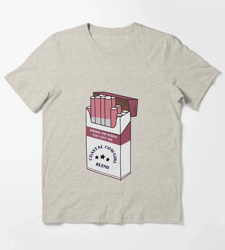 Coastal Cowgirl Smokes T-Shirt Cream