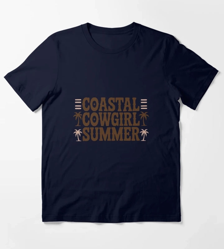 Coastal Cowgirl Summer T-Shirt Navy