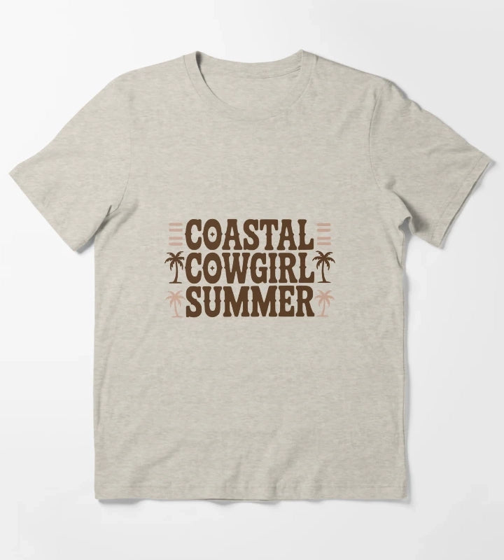Coastal Cowgirl Summer T-Shirt Cream