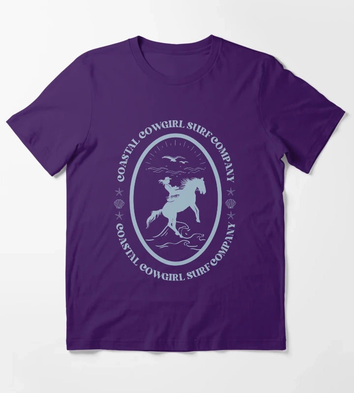 Coastal Cowgirl Surf Company T-Shirt Purple