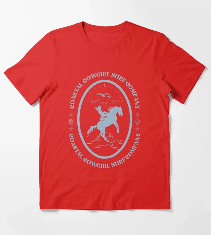Coastal Cowgirl Surf Company T-Shirt Red