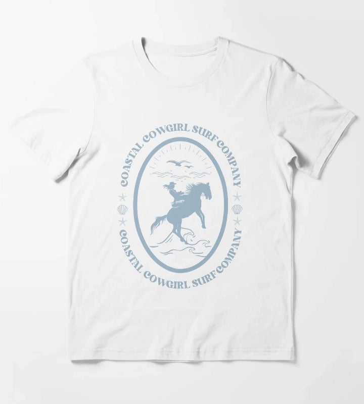 Coastal Cowgirl Surf Company T-Shirt White