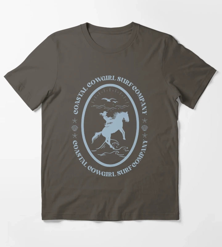 Coastal Cowgirl Surf Company T-Shirt Dark Grey