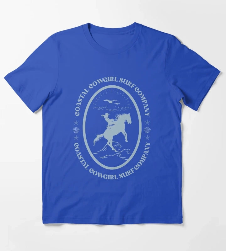 Coastal Cowgirl Surf Company T-Shirt Blue
