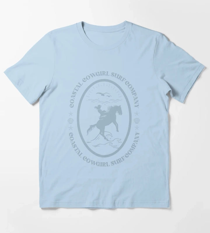 Coastal Cowgirl Surf Company T-Shirt Sky Blue