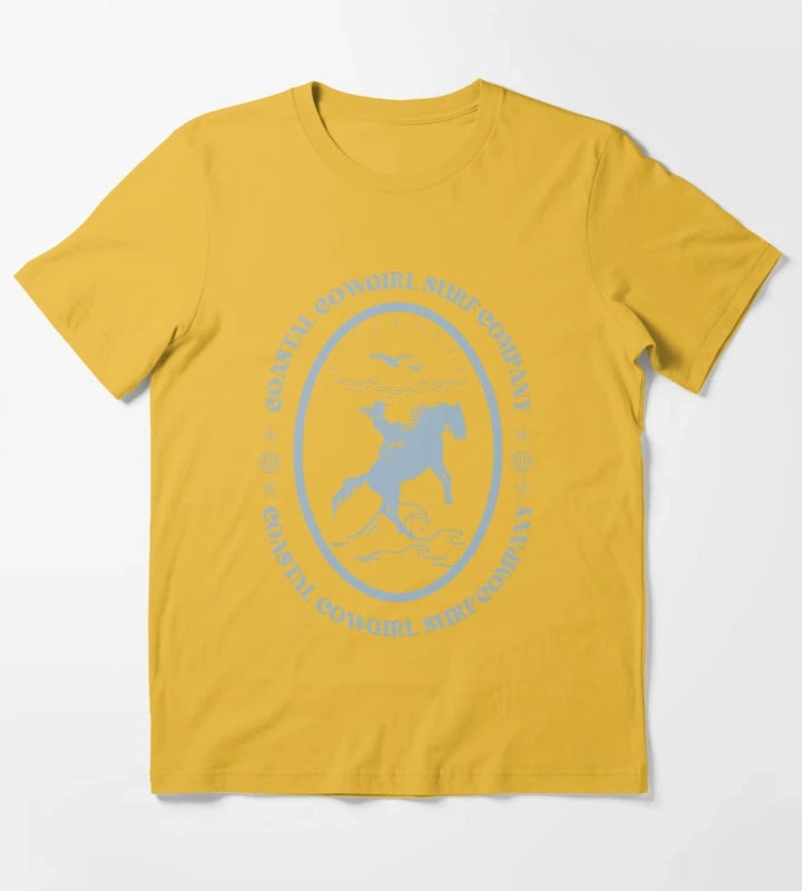 Coastal Cowgirl Surf Company T-Shirt Yellow