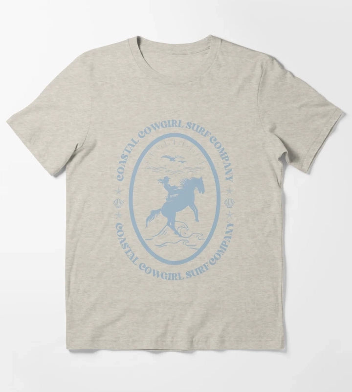 Coastal Cowgirl Surf Company T-Shirt Cream