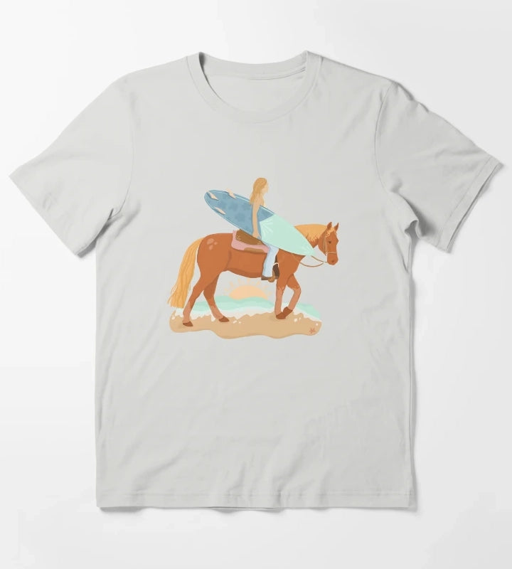 Coastal Cowgirl T-Shirt Light Grey
