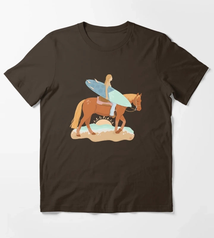 Coastal Cowgirl T-Shirt Brown