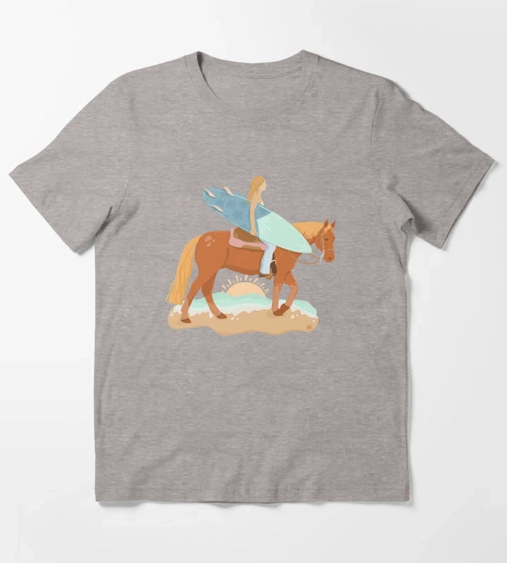Coastal Cowgirl T-Shirt Heather Grey